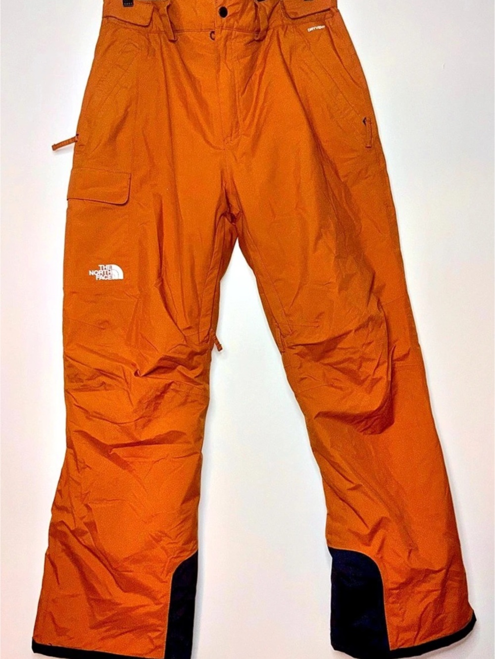 The North Face Seymore Ski Snow Pants Men’s Large Rust Orange Cargo Snowboard80